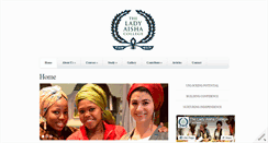 Desktop Screenshot of ladyaisha.org